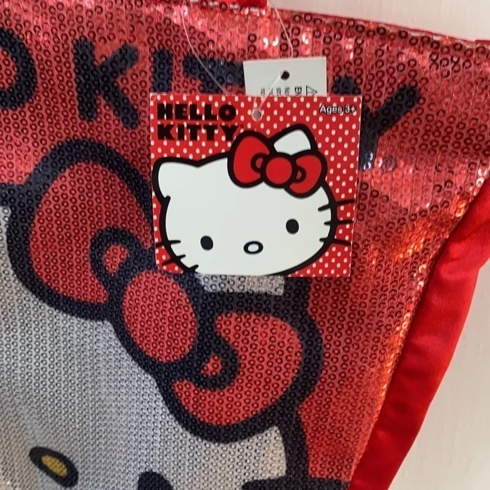 NWT Hello Kitty Polyester Sequin Tote by Sanrio 2012